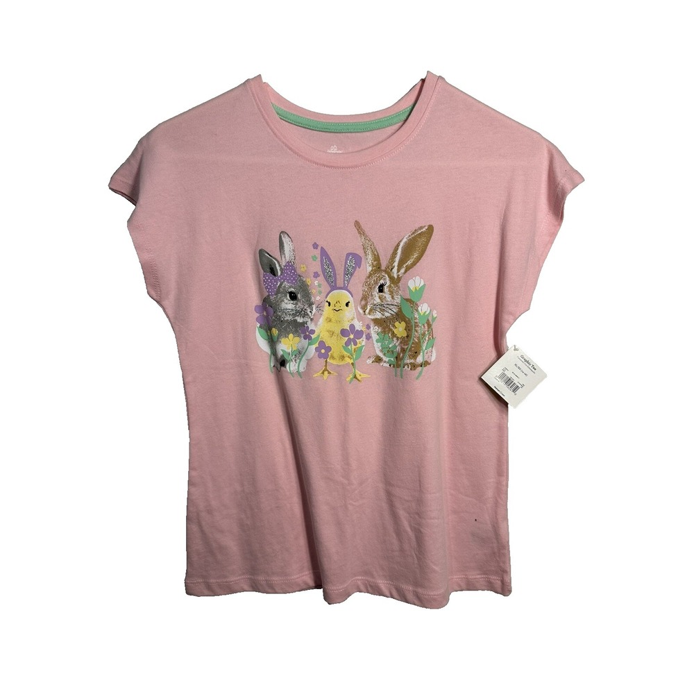 celebrate easter girls short sleeve shirt size XL extra‎ large 14 16